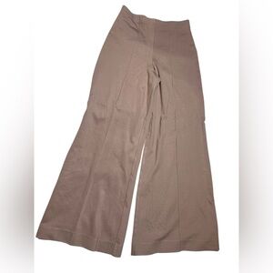 Bailey 44 Wide Leg Pants Size Small Taupe Elastic Waist High Rise Travel Casual